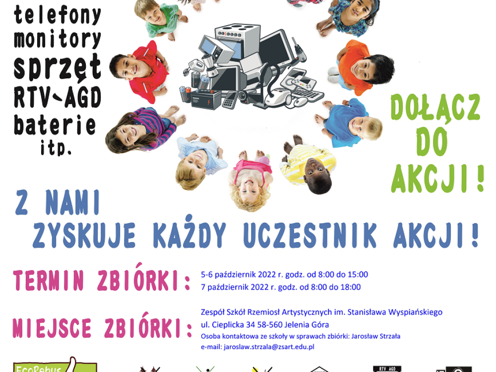 Wszystkie dzieci zbierają elektrośmieci