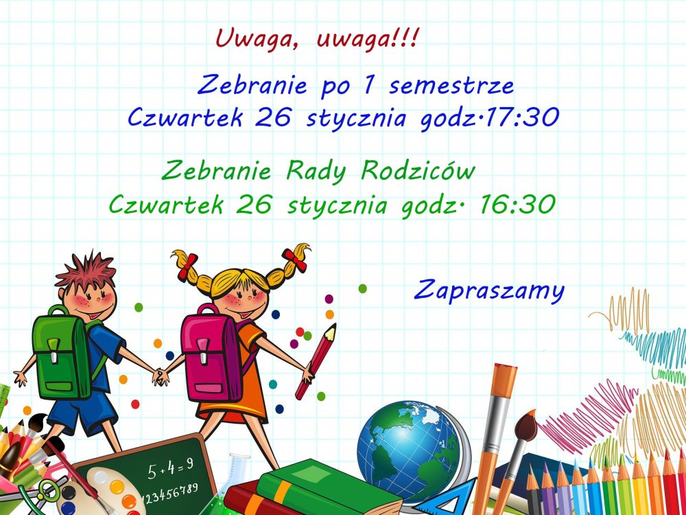 Uwaga Zebranie!!!