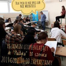Egzamin uzupełniający do PLASTYKA