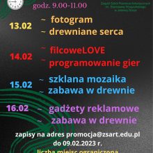 Warsztaty feryjne
