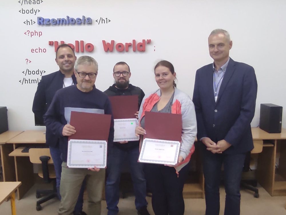 Podnoszenie kwalifikacji przez naszych nauczycieli.
