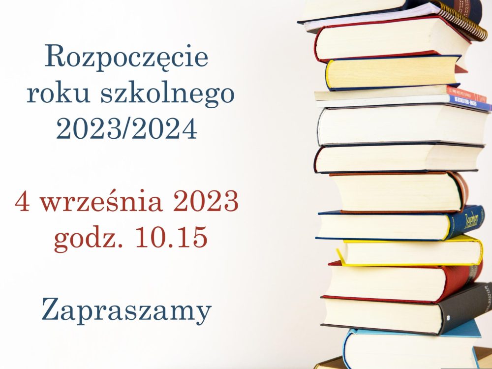 Rozpoczęcie roku szkolnego
