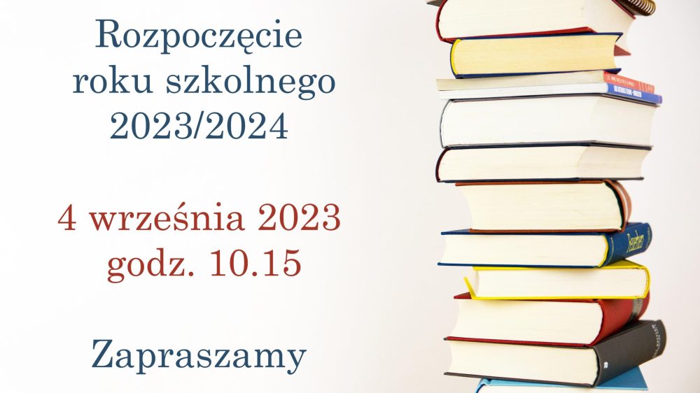 Rozpoczęcie roku szkolnego