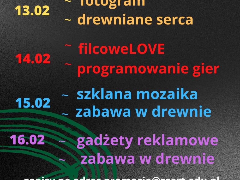 Warsztaty feryjne