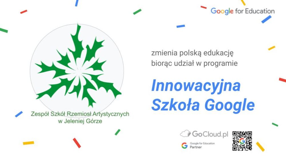 Jesteśmy innowacyjną Szkołą Google!!!