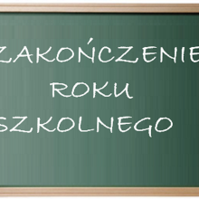 Koniec roku szkolnego