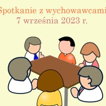 Spotkanie z wychowawcami!