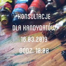 Konsultacje do &#8222;Plastyka&#8221;