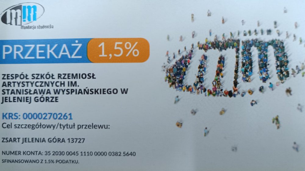 1,5% podatku dla Rzemiosł