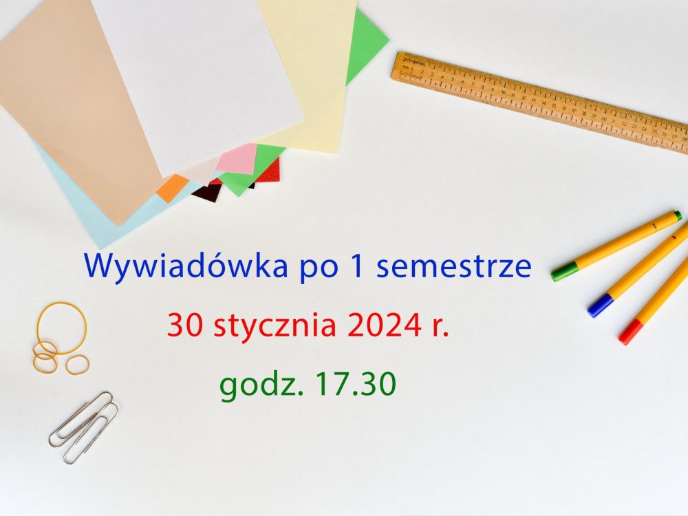 Wywiadówka 30.01.2024