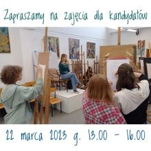 Zapraszamy kandydatów do „Plastyka” na bezpłatne zajęcia plastyczne