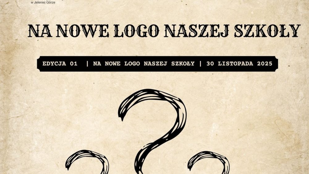 KONKURS NA NOWE LOGO SZKOŁY!